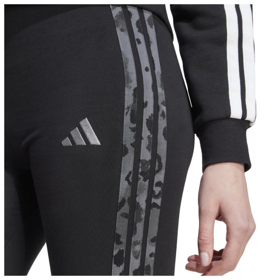 Adidas Γυναικείο κολάν Animal All Over Print 3-S High Rise Leggings